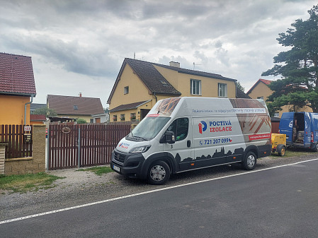 Izolace stropu rodinného domu ve Středočeském kraji